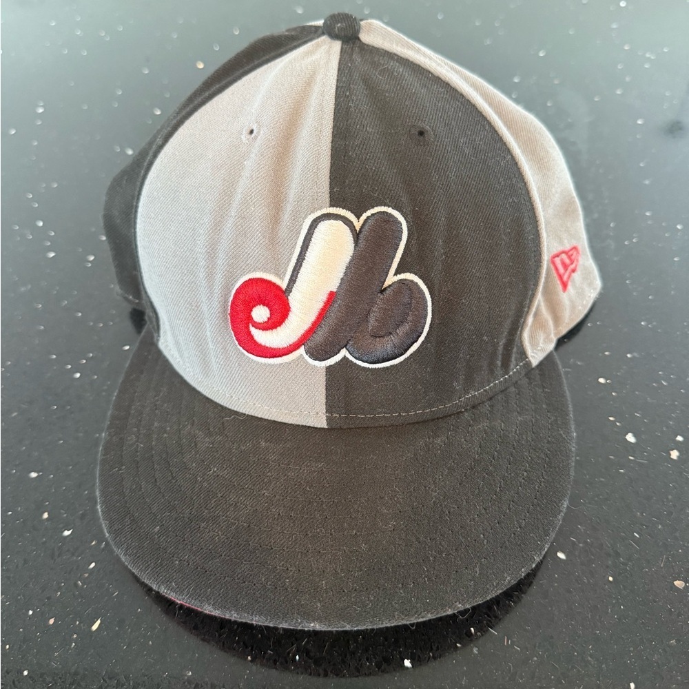 Two-Tone Black and Gray Mizuno New Era  Logo Hat